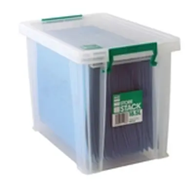 StoreStack 18.5 Litre Storage Box W400xD260xH290mm Clear