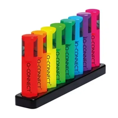 Q-Connect Deskset With 8 Neon Highlighters (Pack of 8) KF11399