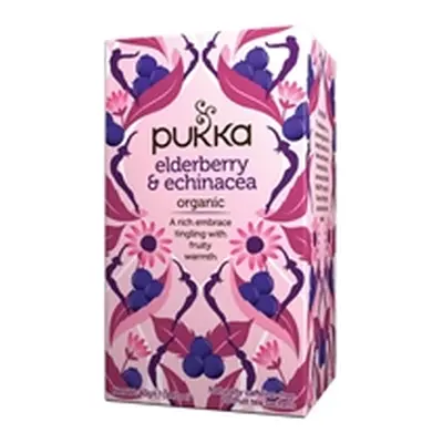 Pukka Elderberry and Echinacea Tea Bags Organic (Pack of 20)