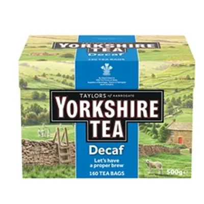 YORKSHIRE TEA BAGS 160 DECAFF