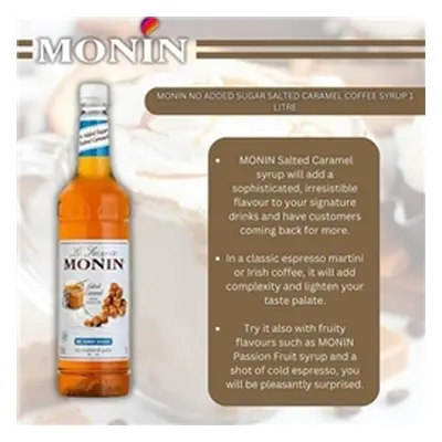 Monin No Added Sugar Salted Caramel Coff