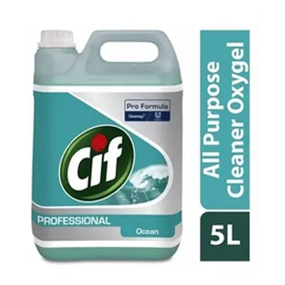 Cif Oxy-Gel Ocean Fresh All Purpose Cleaner 5 Litre - PACK (2)