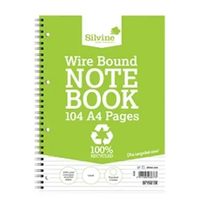 Silvine Everyday Notebook Recycled Wirebound Punched