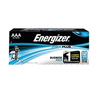 Energizer Max + AAA Batteries (Pack of 20) E301322900