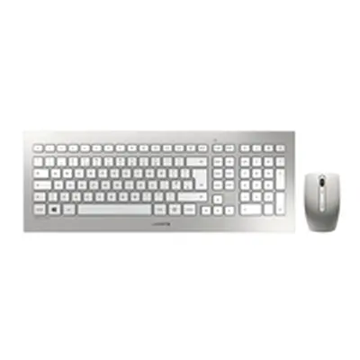 CHERRY DW 8000 Ultra Flat Wireless Keyboard/Mouse Set Silver