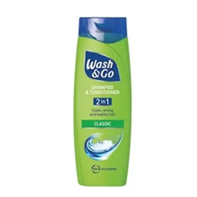 Wash Go 2In1 Shampoo + Conditioner Classic 400ml (Pack of 6) C000125