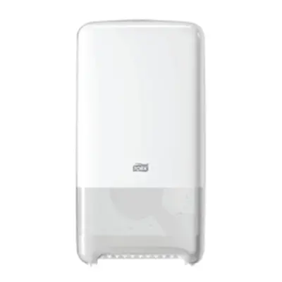 Tork T6 Twin Mid-Size Toilet Roll Dispenser White