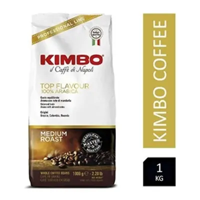 Kimbo Top Flavour 100% Arabica 1kg Italian Coffee Beans