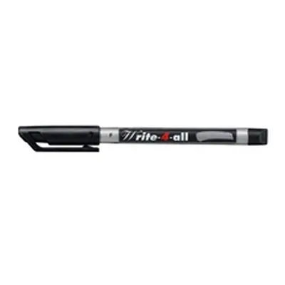 Stabilo Write-4-all Permanent Marker Fine 0.7mm Black (Pack 10) 156/46