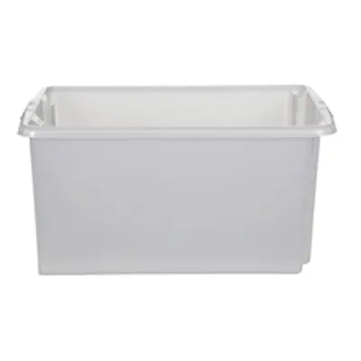 Stack And Store 52 Litre Storage Box Transparent 590x400x290mm