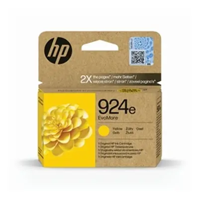 HP 924E EvoMore Original Ink Cartridge High Yield Yellow 4K0U9NE