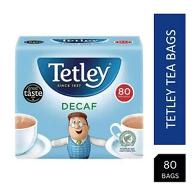 Tetley Decaf 80's - PACK (12)