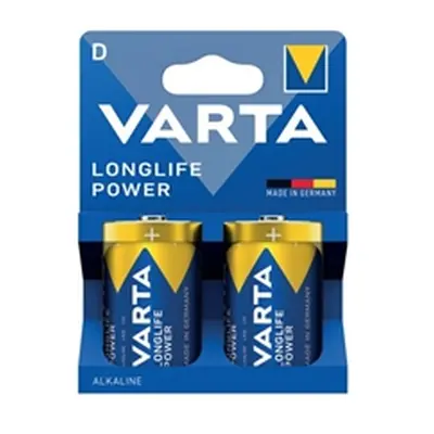 Varta Longlife Power D Alkaline Battery 1.5V (Pack of 2) 4920121422