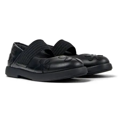 CAMPER Twins - Ballerinas for Girls - Black, size Smooth leather