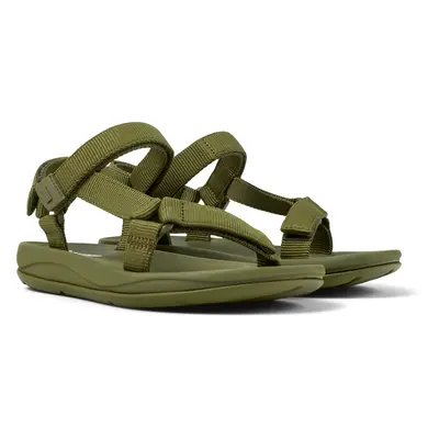 CAMPER Match - Sandals for Women - Green, size Cotton fabric