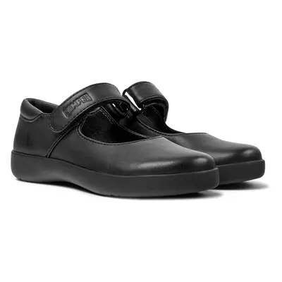 CAMPER Spiral Comet - Ballerinas for Girls - Black, size Smooth leather