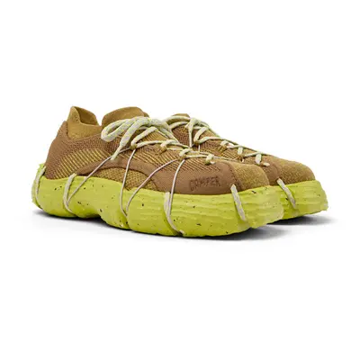 CAMPER ROKU - Sneakers for Women - Brown,Yellow, size Cotton fabric