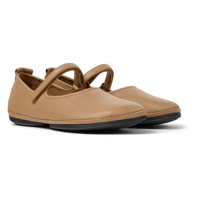 CAMPER Right - Ballerinas for Women - Nude, size Smooth leather