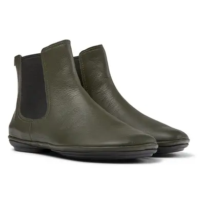 CAMPER Right - Ankle boots for Women - Green, size Smooth leather