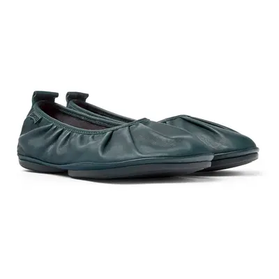 CAMPER Right - Ballerinas for Women - Green, size Smooth leather