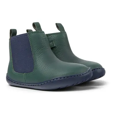 CAMPER Peu - Boots for First walkers - Green, size Smooth leather