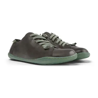 CAMPER Peu - Lace-up for Women - Grey, size Smooth leather