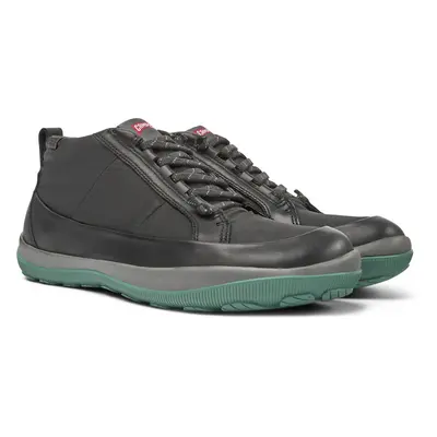 CAMPER Peu Pista - Ankle boots for Men - Black,Grey, size Smooth leather/Cotton fabric