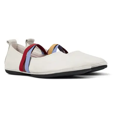 CAMPER Twins - Ballerinas for Women - White, size Smooth leather