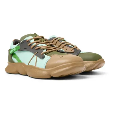 CAMPER Twins - Sneakers for Women - Brown,Green,Blue, size Smooth leather/Cotton fabric