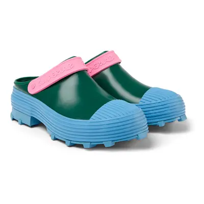 CAMPERLAB Traktori - Unisex Clogs - Green, size Smooth leather