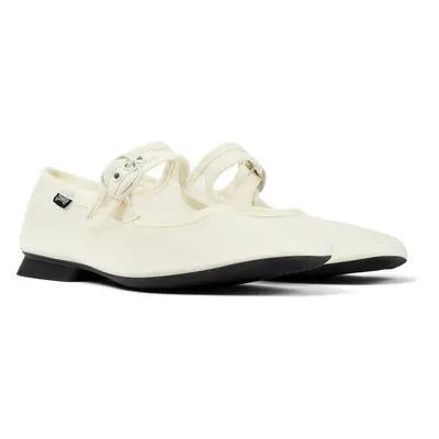 CAMPER Casi Myra - Ballerinas for Women - White, size Cotton fabric