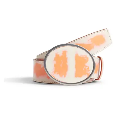 CAMPERLAB Spandalones - Unisex Belts - White,Orange, size , Smooth leather