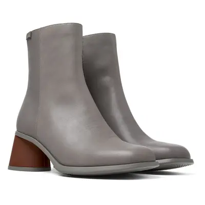 CAMPER Twins - Ankle boots for Women - Grey, size Smooth leather