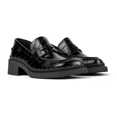 CAMPER Twins - Loafers for Women - Black, size Smooth leather