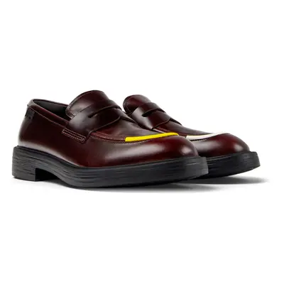 CAMPER Twins - Formal shoes for Men - Burgundy, size Smooth leather