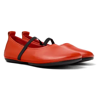 CAMPER Right - Ballerinas for Women - Red, size Smooth leather