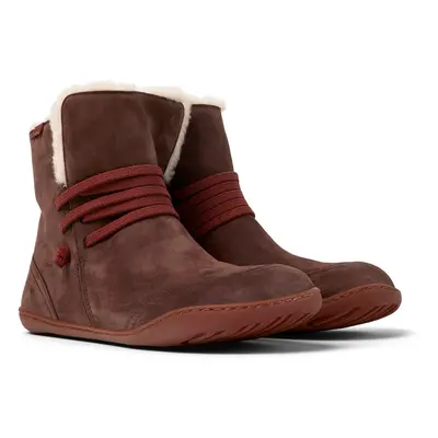 CAMPER Peu - Ankle boots for Women - Brown, size Suede