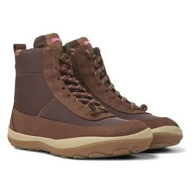 CAMPER Peu Pista - Boots for Women - Brown, size Cotton fabric/Smooth leather