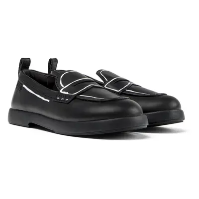 CAMPER Twins - Loafers for Girls - Black, size Smooth leather