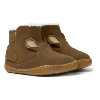 CAMPER Twins - Boots for First walkers - Brown, size Suede