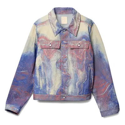 CAMPERLAB Denim Jacket - Unisex Apparel - Blue,Beige,Red, size Cotton fabric