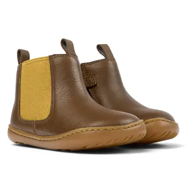 CAMPER Peu - Boots for First walkers - Brown, size Smooth leather