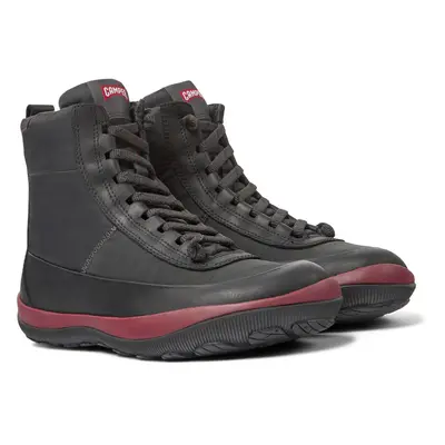 CAMPER Peu Pista - Boots for Women - Grey,Black, size Cotton fabric/Smooth leather