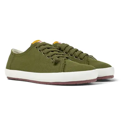 CAMPER Peu Rambla - Sneakers for Women - Green, size Cotton fabric