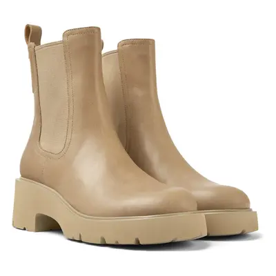 CAMPER Milah - Boots for Women - Beige, size Smooth leather