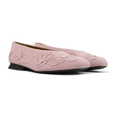 CAMPER Twins - Formal shoes for Women - Pink, size Cotton fabric