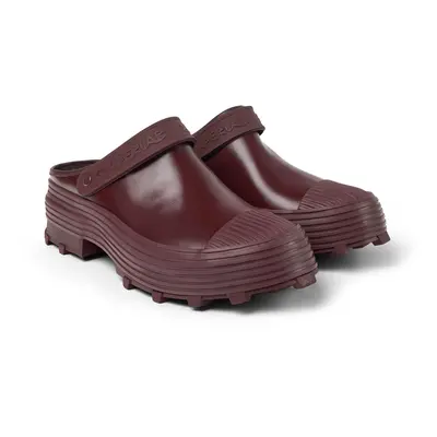 CAMPERLAB Traktori - Unisex Clogs - Burgundy, size Smooth leather