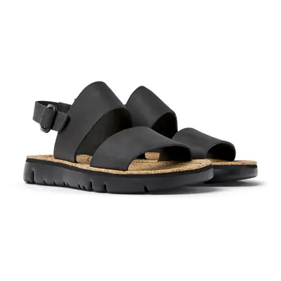 CAMPER Oruga - Sandals for Women - Black, size Smooth leather