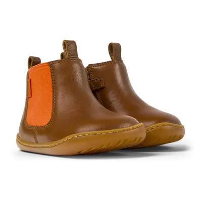 CAMPER Peu - Ankle boots for First walkers - Brown, size Smooth leather