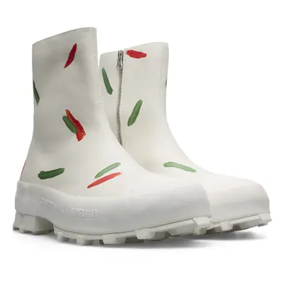 CAMPERLAB Traktori - Ankle boots for Men - White,Red,Green, size Smooth leather